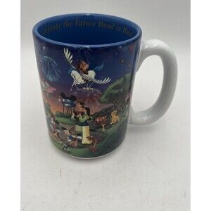Walt Disney World Year 2000 Ceramic Coffee Mug Celebrate the Future Hand in Hand